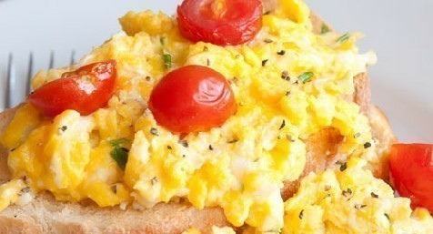 Scrambled Eggs on Toast - Lamandine.co.uk - L'Amandine Coffee Shop