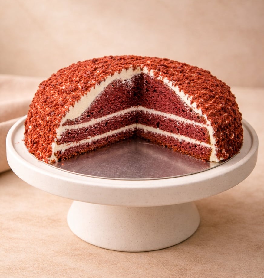 Red Velvet Gateau - Lamandine.co.uk